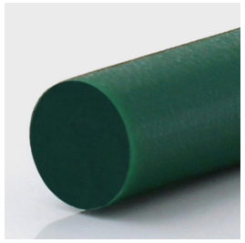 Rundriemen PU85A grün geraut, Durchmesser 3 mm