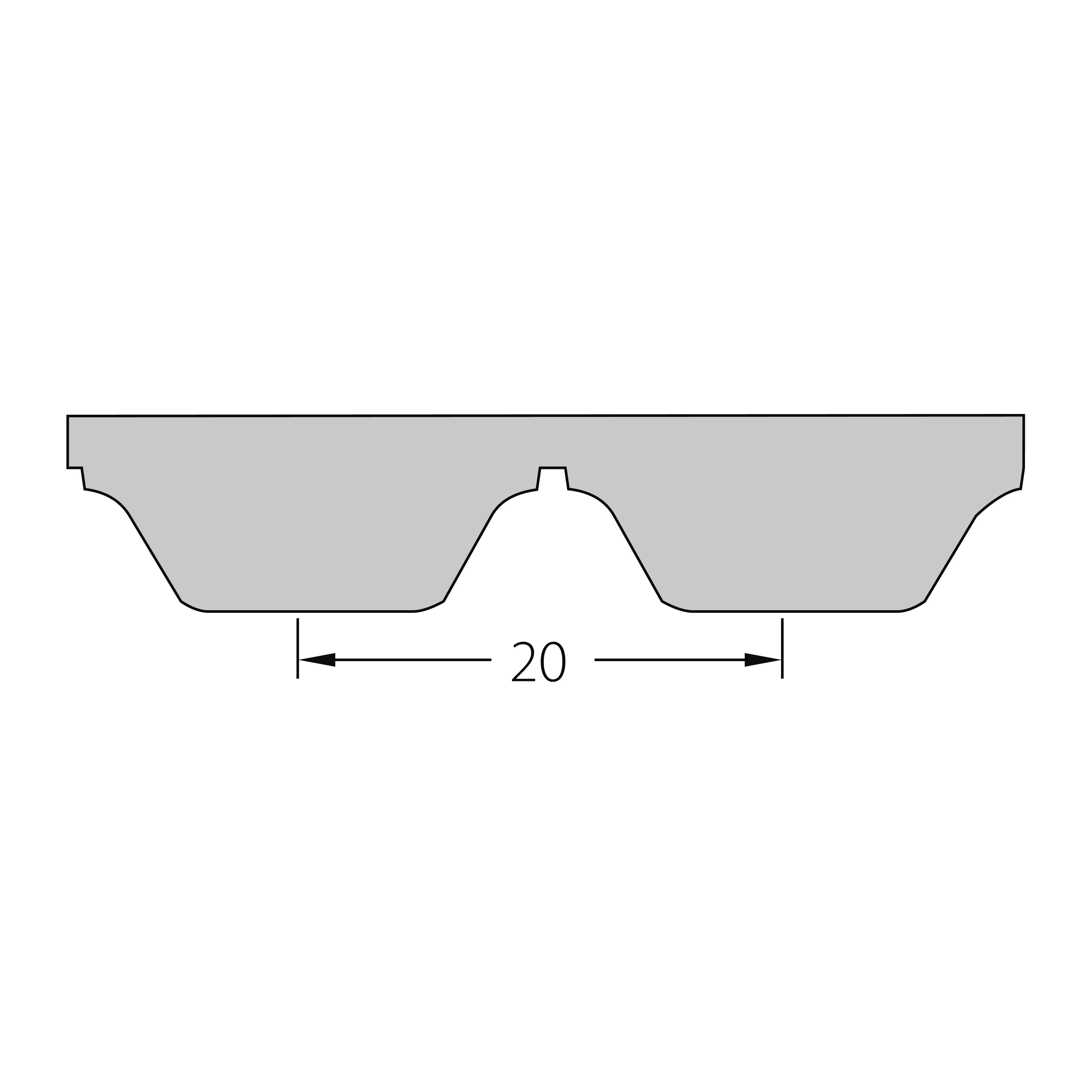 Zahnriemen AT20 Flex